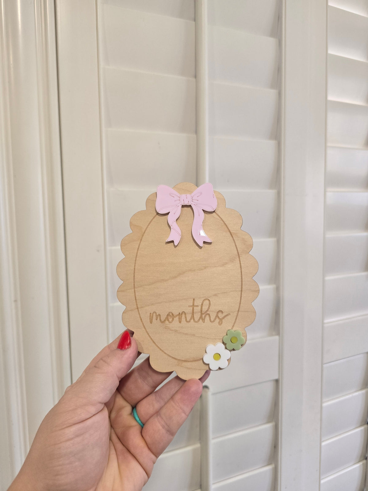 CUSTOM FLORAL BIRTH ANNOUNCEMENT