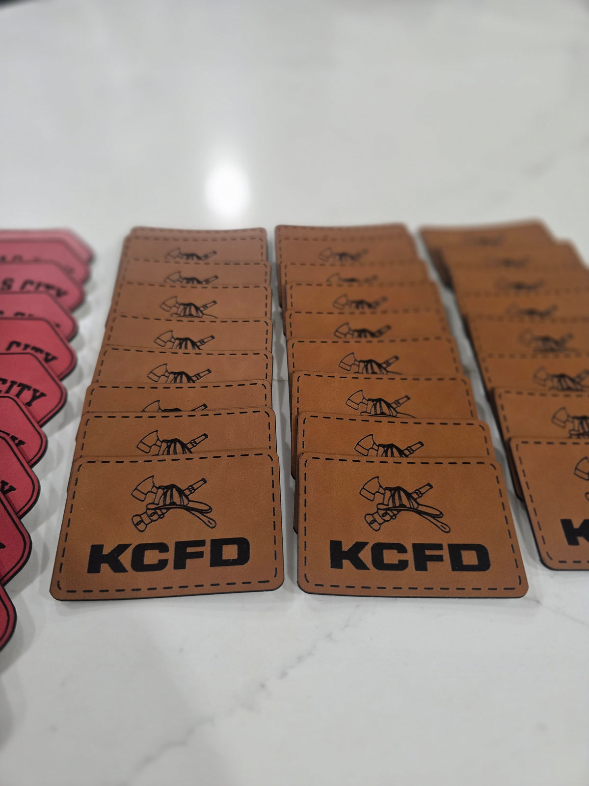 CUSTOM HAT PATCHES - LEATHERETTE