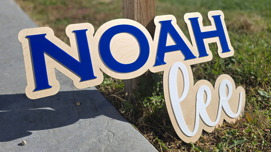 Custom Layered Nursery Sign