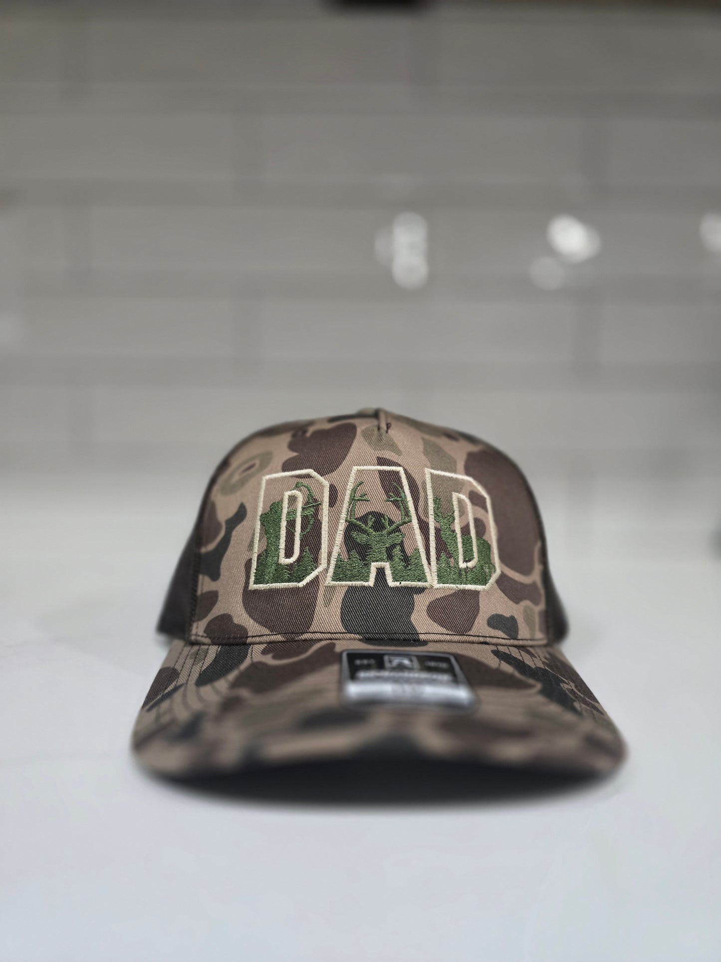 Duck camo dad hat