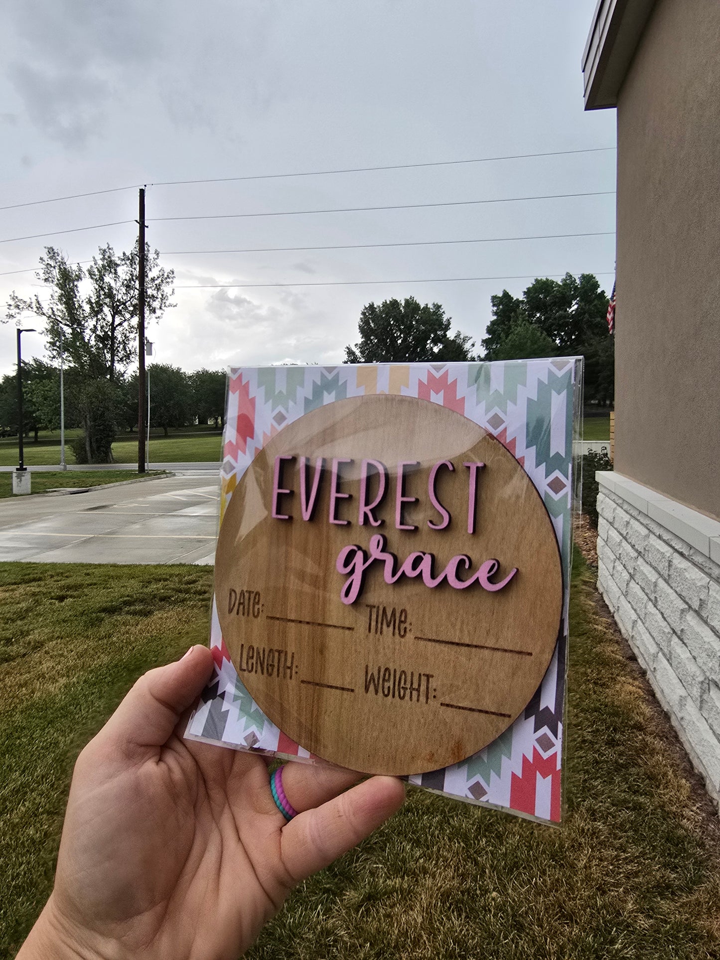 Custom Birth announcement