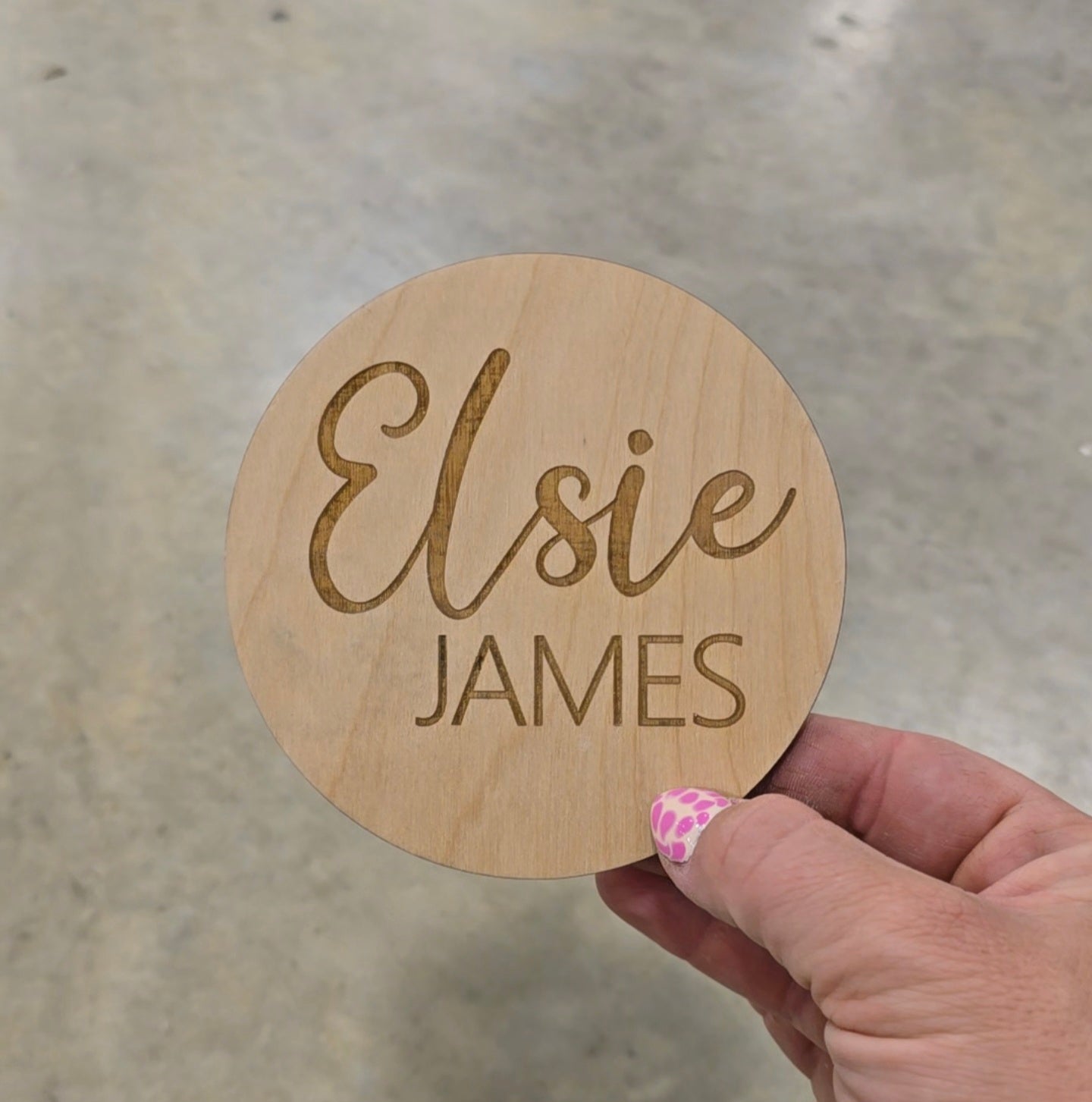 Custom Birth announcement