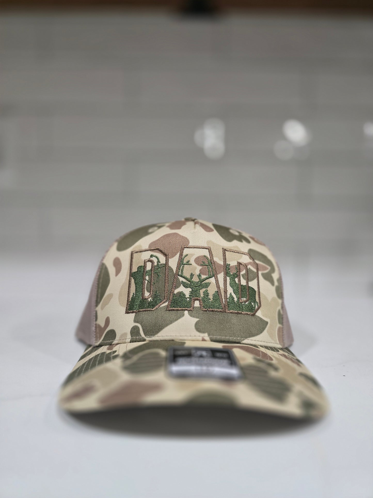 Duck camo dad hat